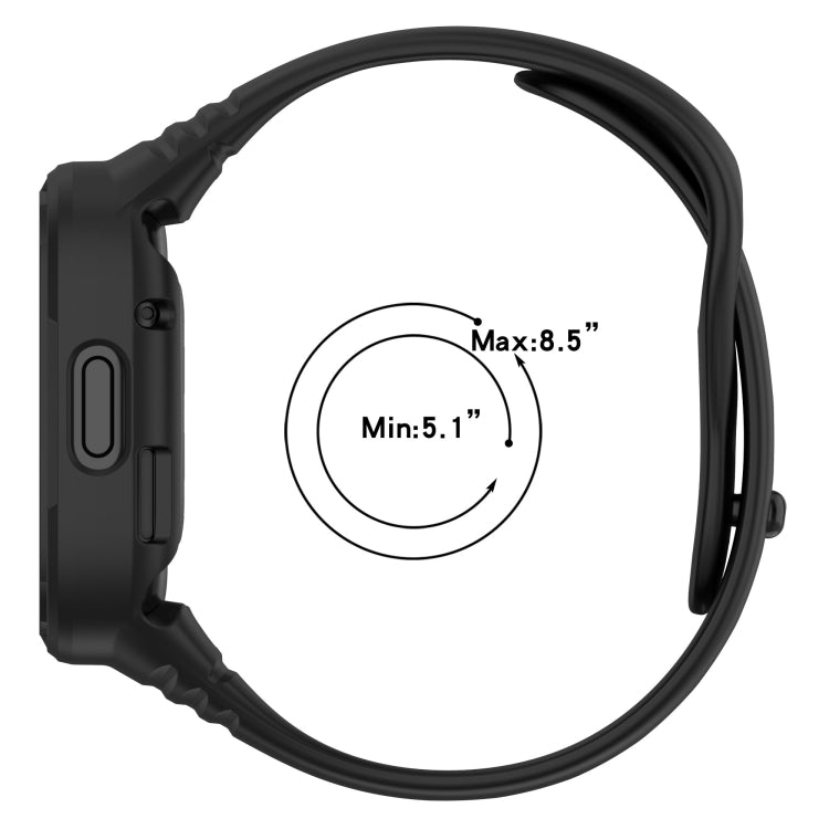 For Redmi Watch 3 Integrated Fully Enclosed Silicone Watch Band(Ivory White) - Watch Bands by PMC TechLife | Online Shopping South Africa | PMC TechLife | Buy Now Pay Later Mobicred