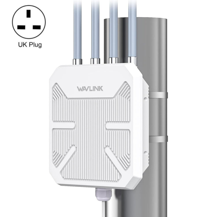 WAVLINK WN573HX1 WiFi 6 AX1800 IP67 Waterproof Outdoor Dual Band Wireless WiFi Routers, Plug:UK Plug - free shipping - PMC TechLife - Order now!