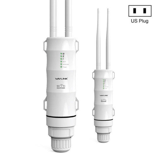 WAVLINK WN570HA1 Weatherproof 2.4+5GHz 600Mbps Outdoor WiFi Range Router Extender, Plug:US Plug - Wireless Routers by WAVLINK | Online Shopping South Africa | PMC Jewellery | Buy Now Pay Later Mobicred