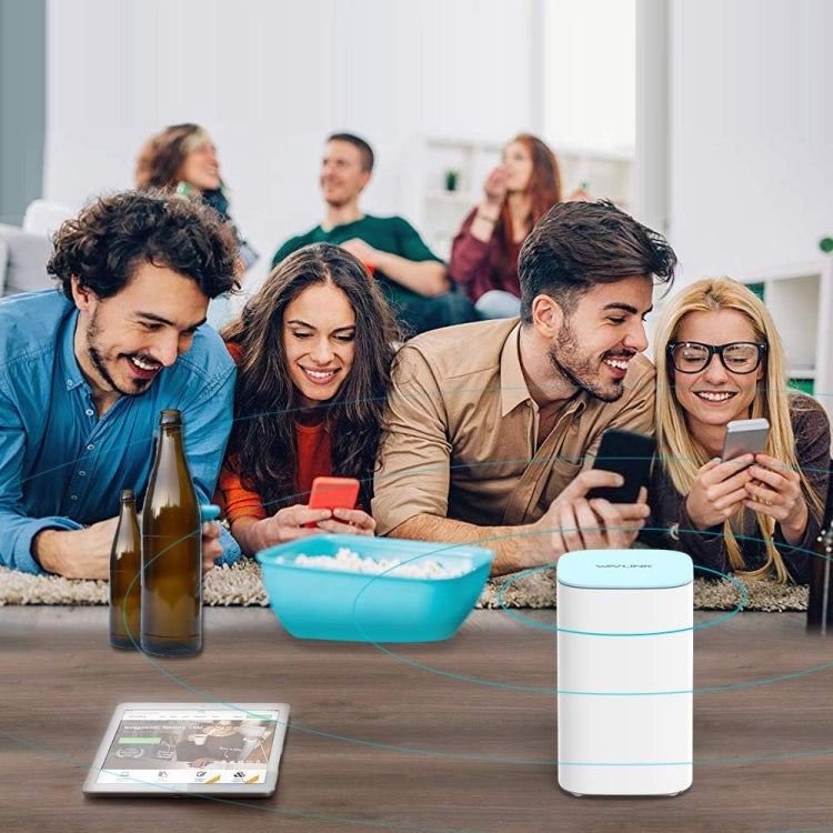 WAVLINK WN551K2 2pcs AC3000 WiFi Wireless Repeater Built-in Antenna Tri-Band Mesh Wireless Router, Plug:AU Plug - free shipping - PMC TechLife - Order now!