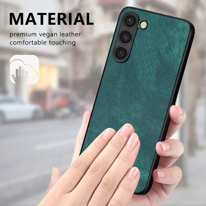 For Samsung Galaxy S25+ 5G Vintage Leather PC Back Cover Phone Case(Green) - Galaxy S25+ 5G Cases by PMC Jewellery | Online Shopping South Africa | PMC Jewellery | Buy Now Pay Later Mobicred