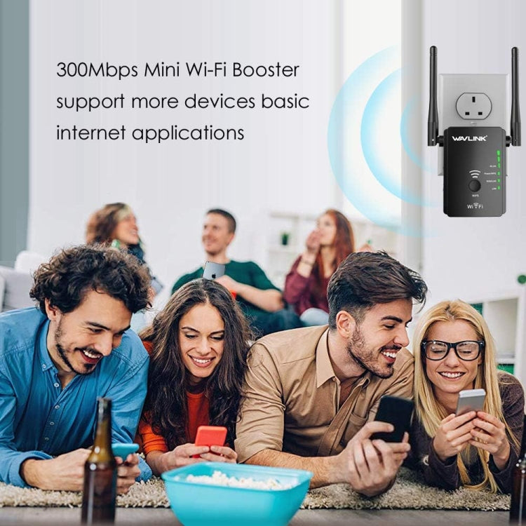 Wavlink WN578R2 With 2 External Antennas N300 Wireless AP/Range Extender/Router, Plug:EU Plug - Wireless Routers by WAVLINK | Online Shopping South Africa | PMC Jewellery | Buy Now Pay Later Mobicred