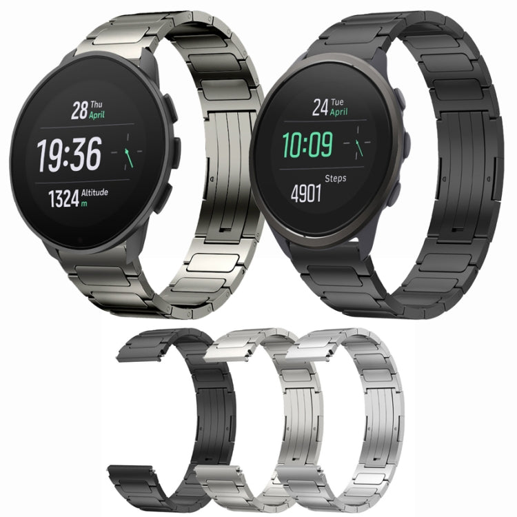 For  SUUNTO 9 Peak 22mm I-Shaped Titanium Alloy Watch Band(Sliver) -  by PMC TechLife | Online Shopping South Africa | PMC TechLife