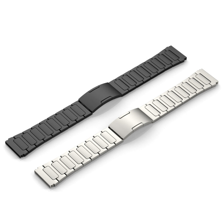 For Amazfit GTR 4 22mm I-Shaped Titanium Alloy Watch Band(Sliver) - Watch Bands by PMC TechLife | Online Shopping South Africa | PMC TechLife