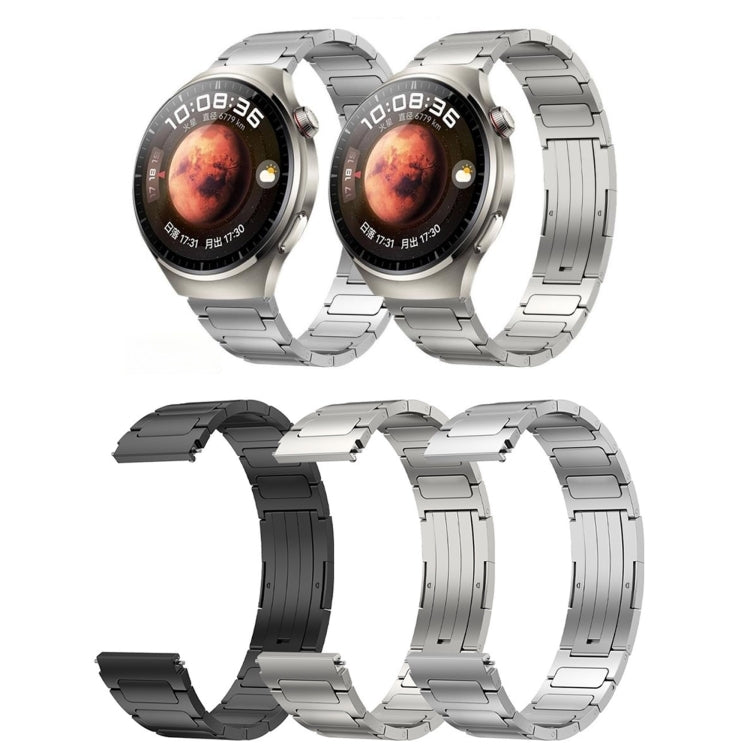 For Xiaomi MI Watch S1 22mm I-Shaped Titanium Alloy Watch Band(Sliver) - Watch Bands by PMC TechLife | Online Shopping South Africa | PMC TechLife