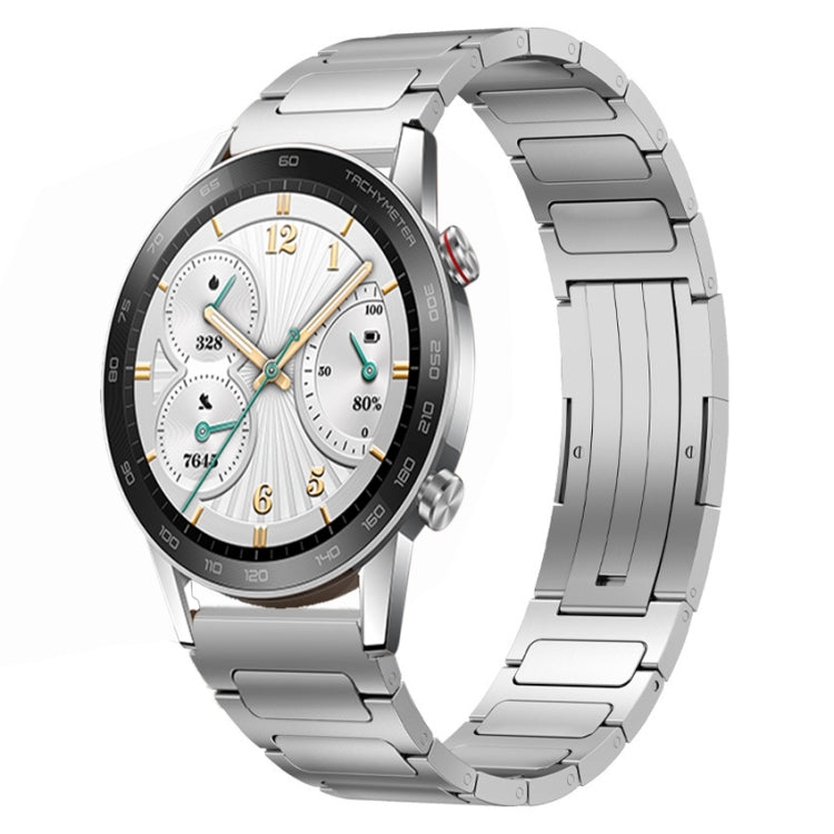 For Honor Watch GS 3i 22mm I-Shaped Titanium Alloy Watch Band(Sliver) - Watch Bands by PMC TechLife | Online Shopping South Africa | PMC TechLife