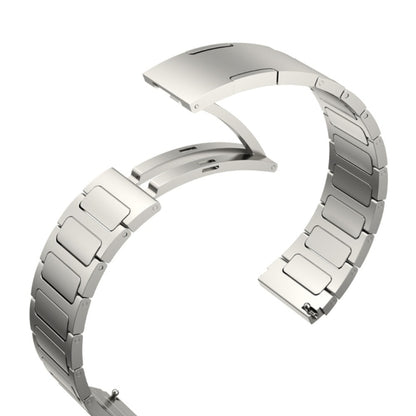 For Huawei GT2 46mm 22mm I-Shaped Titanium Alloy Watch Band(Sliver) - Watch Bands by PMC Jewellery | Online Shopping South Africa | PMC Jewellery