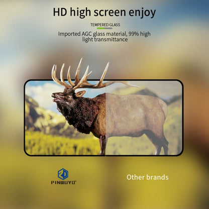 For vivo iQOO Z9 PINWUYO 9H 2.5D Full Screen Tempered Glass Film(Black) - vivo Tempered Glass by PINWUYO | Online Shopping South Africa | PMC Jewellery | Buy Now Pay Later Mobicred