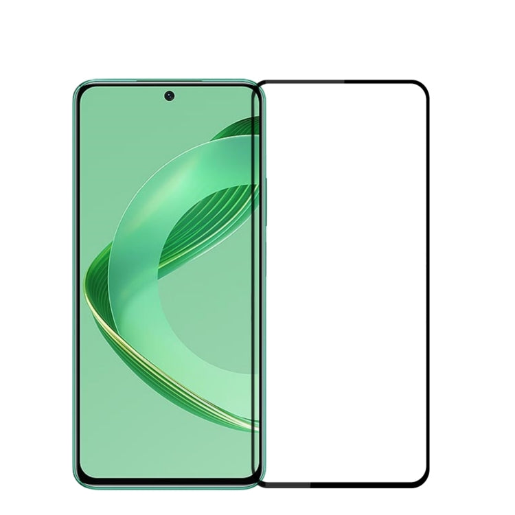 For Huawei nova 12 SE PINWUYO 9H 2.5D Full Screen Tempered Glass Film(Black) - Huawei Tempered Glass by PINWUYO | Online Shopping South Africa | PMC Jewellery