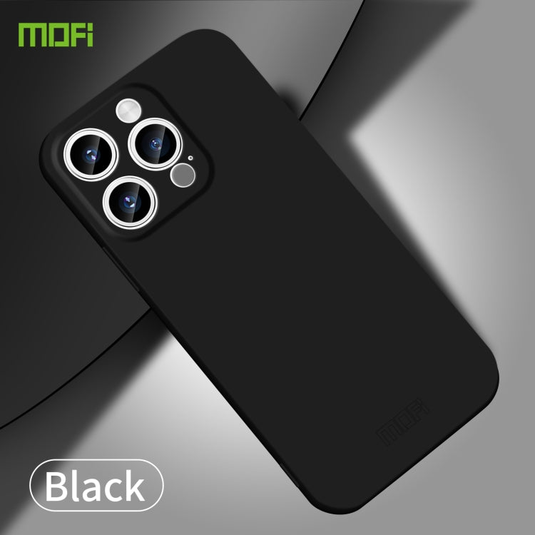 For iPhone 14 Pro Max MOFI Qin Series Skin Feel All-inclusive PC Phone Case(Black) - iPhone 14 Pro Max Cases by MOFI | Online Shopping South Africa | PMC Jewellery