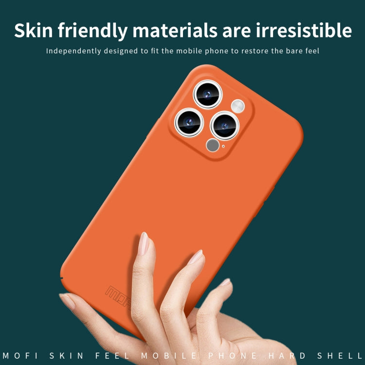 For iPhone 14 Pro MOFI Qin Series Skin Feel All-inclusive PC Phone Case(Gray) - iPhone 14 Pro Cases by MOFI | Online Shopping South Africa | PMC Jewellery