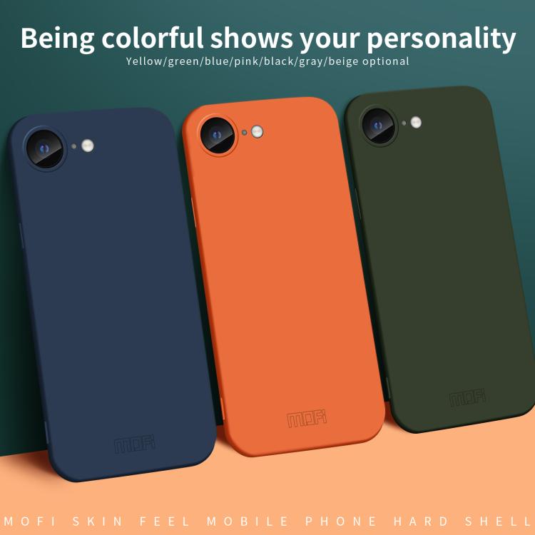 For iPhone 16e MOFI Qin Series Skin Feel All-inclusive PC Phone Case(Gray) - free shipping - PMc TechLife - Order now!