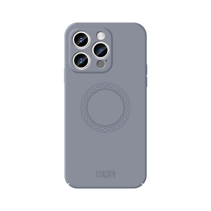 For iPhone 15 Pro Max MOFI Qin Series Magsafe Skin Feel All-inclusive Silicone Phone Case(Gray) - iPhone 15 Pro Max Cases by MOFI | Online Shopping South Africa | PMC Jewellery