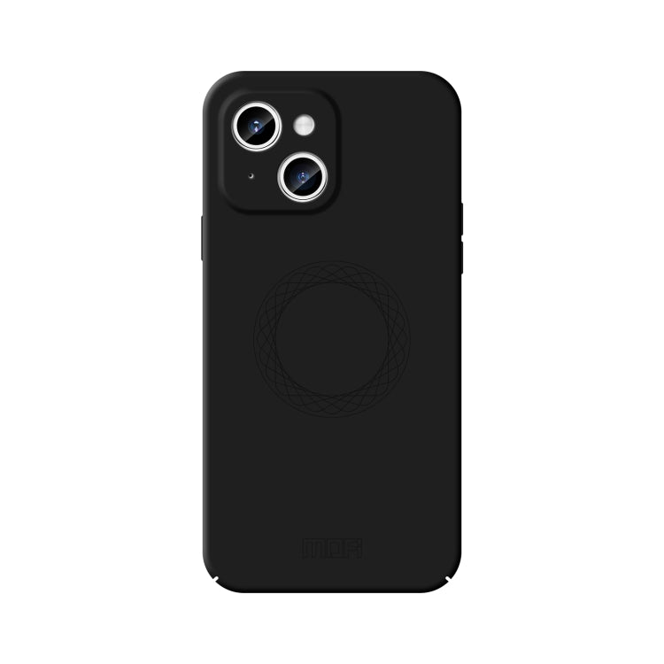For iPhone 15 MOFI Qin Series Skin Feel All-inclusive Silicone Phone Case(Black) - free shipping - PMC TechLife - Order now!
