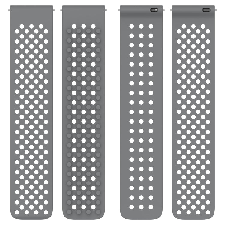 For  SUUNTO 9 Peak 22mm Holes Breathable 3D Dots Silicone Watch Band(Midnight Blue) -  by PMC TechLife | Online Shopping South Africa | PMC TechLife