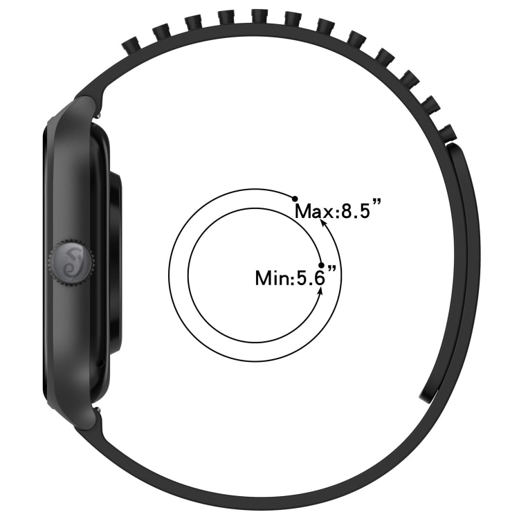 For SUUNTO 9 Peak Pro 22mm Holes Breathable 3D Dots Silicone Watch Band(Midnight Blue+Lime Green) - free shipping - PMC TechLife - Order now!