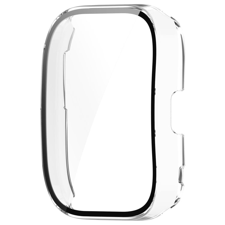For Amazfit Bip 5 Tempered Film Integrated PC Watch Protective Case(Transparent) - Watch Cases by PMC TechLife | Online Shopping South Africa | PMC TechLife | Buy Now Pay Later Mobicred