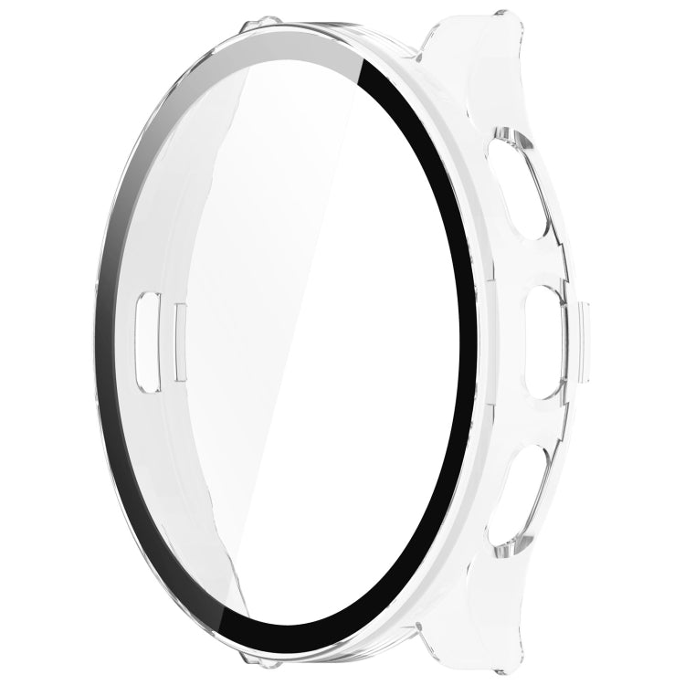 For Garmin Venu 3S PC + Tempered Film Integrated Watch Protective Case(Transparent) - Watch Cases by PMC TechLife | Online Shopping South Africa | PMC TechLife | Buy Now Pay Later Mobicred