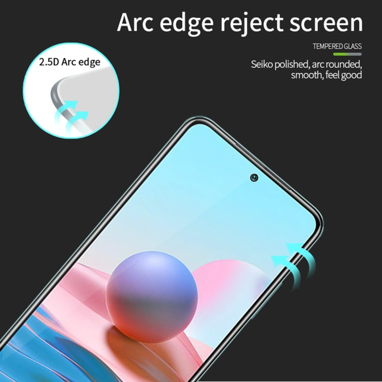 For Motorola Moto G84 MOFI 9H 2.5D Full Screen Tempered Glass Film(Black) - Motorola Tempered Glass by MOFI | Online Shopping South Africa | PMC Jewellery