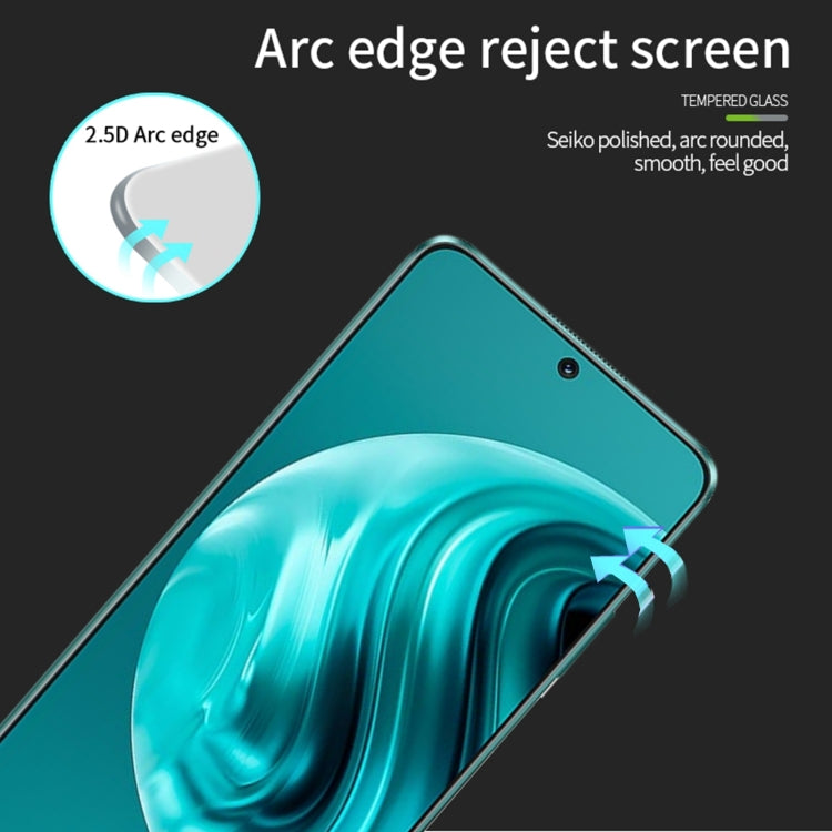 For Huawei nova 12i MOFI 9H 2.5D Full Screen Tempered Glass Film(Black) - Huawei Tempered Glass by MOFI | Online Shopping South Africa | PMC Jewellery