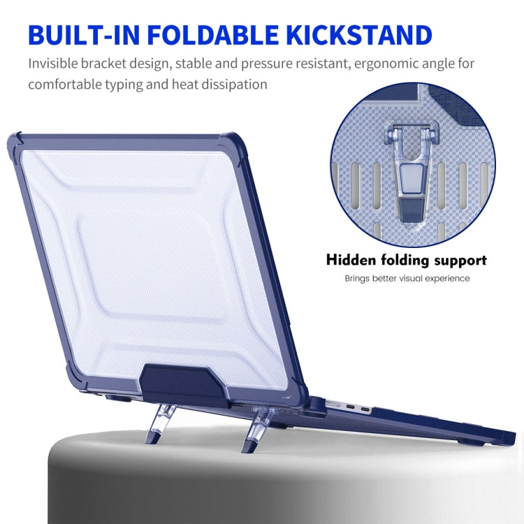 For MacBook Air 13.6 A2681 ENKAY Hat-Prince 3 in 1 Protective Bracket Case Cover Hard Shell with TPU Keyboard Film / PET Screen Protector, Version:US(Light Blue) - free shipping - PMC Jewellery - Order now!