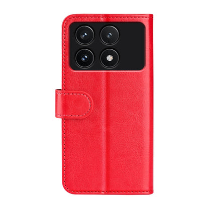 For Xiaomi Redmi K70 R64 Texture Horizontal Flip Leather Phone Case(Red) - K70 Cases by PMC Jewellery | Online Shopping South Africa | PMC Jewellery | Buy Now Pay Later Mobicred