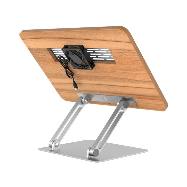 BG-4F With Cooling Fan Portable Tablet Stand Height Adjustable Folding Laptop Holder - Laptop Stand by PMC Jewellery | Online Shopping South Africa | PMC Jewellery | Buy Now Pay Later Mobicred