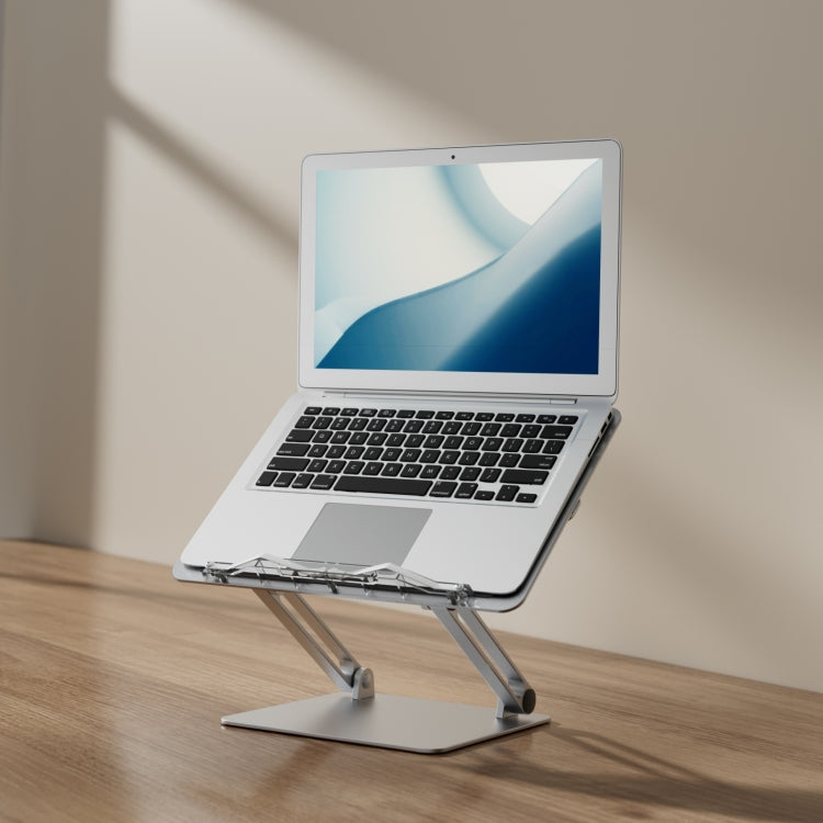 AP-2DB With Book Clips Portable Folding Laptop Adjustable Hollow Heat Dissipation Stand - Laptop Stand by PMC Jewellery | Online Shopping South Africa | PMC Jewellery | Buy Now Pay Later Mobicred