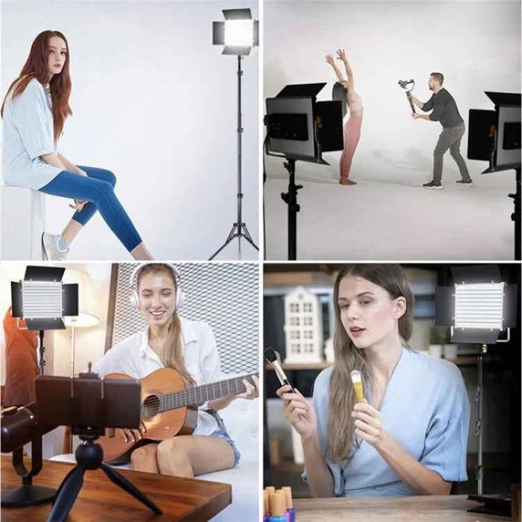 VLOGLITE W660S For Video Film Recording 3200-5600K Lighting LED Video Light with Tripod, Plug:UK Plug - free shipping - PMC TechLife - Order now!