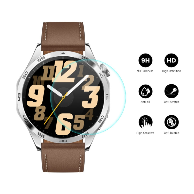 For Huawei Watch GT 4 46mm 5pcs ENKAY Hat-Prince 0.2mm 9H Tempered Glass Screen Protector Watch Film - Screen Protector by ENKAY | Online Shopping South Africa | PMC TechLife | Buy Now Pay Later Mobicred