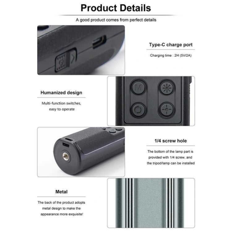 VLOGLITE W150RGB-I For Video Shooting Handheld Light Wand RGB LED Video Light - free shipping - PMC TechLife - Order now!