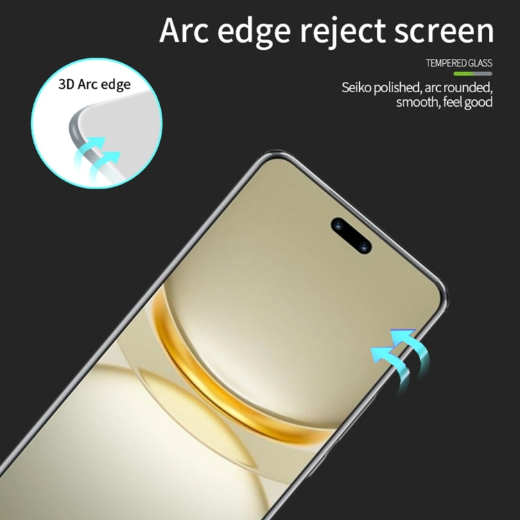 For Huawei Nova 12 Pro / 12 Ultra MOFI 9H 3D Hot Bending Tempered Glass Film(Black) - Huawei Tempered Glass by MOFI | Online Shopping South Africa | PMC Jewellery