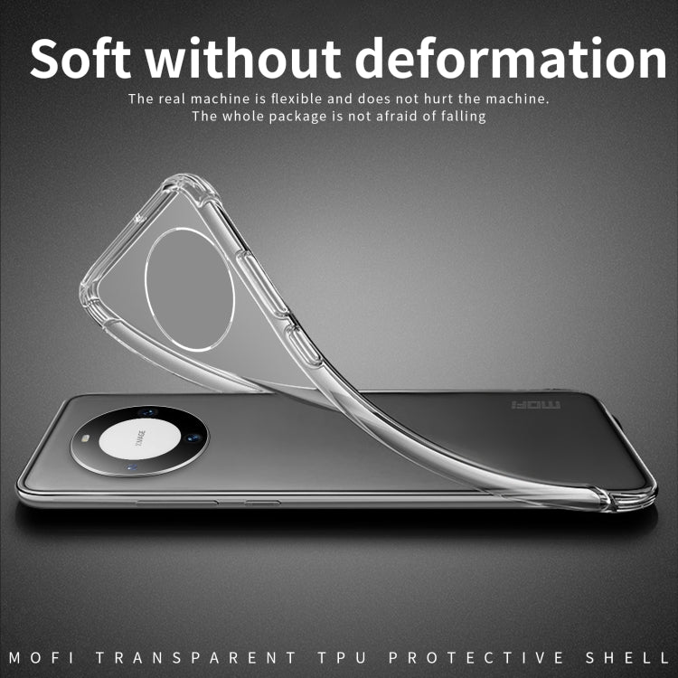 For Huawei Mate 60 Pro MOFI Ming Series Ultra-thin TPU Phone Case(Transparent) - Huawei Cases by MOFI | Online Shopping South Africa | PMC TechLife | Buy Now Pay Later Mobicred