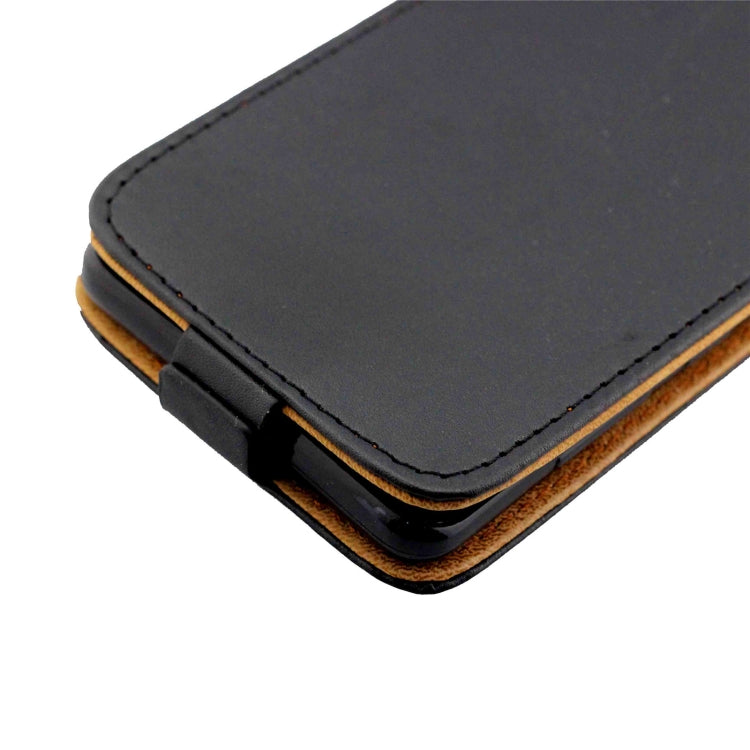 For iPhone 16 Plus Vertical Flip Leather Phone Case with Card Slot(Black) - iPhone 16 Plus Cases by PMC Jewellery | Online Shopping South Africa | PMC Jewellery | Buy Now Pay Later Mobicred