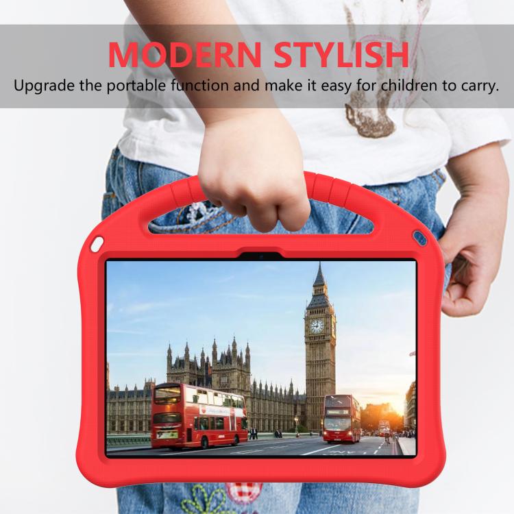For Lenovo Tab TB-311 / WIFI 10.1 2025 EVA Shockproof Tablet Case with Holder(Red) - Lenovo by PMC TechLife | Online Shopping South Africa | PMC TechLife | Buy Now Pay Later Mobicred