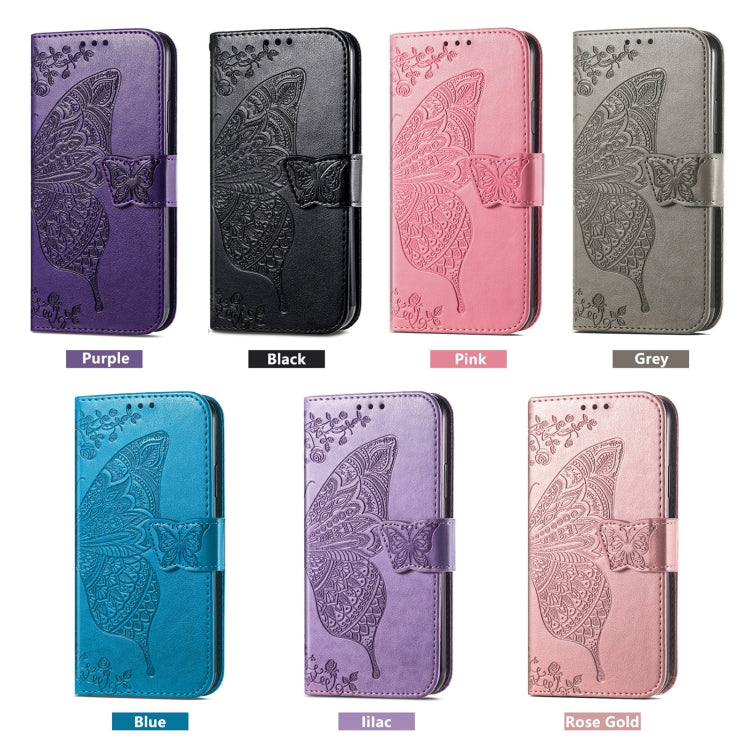 For Ulefone Note 15 Butterfly Love Flower Embossed Leather Phone Case(Rose Gold) - Ulefone Cases by PMC Jewellery | Online Shopping South Africa | PMC Jewellery | Buy Now Pay Later Mobicred