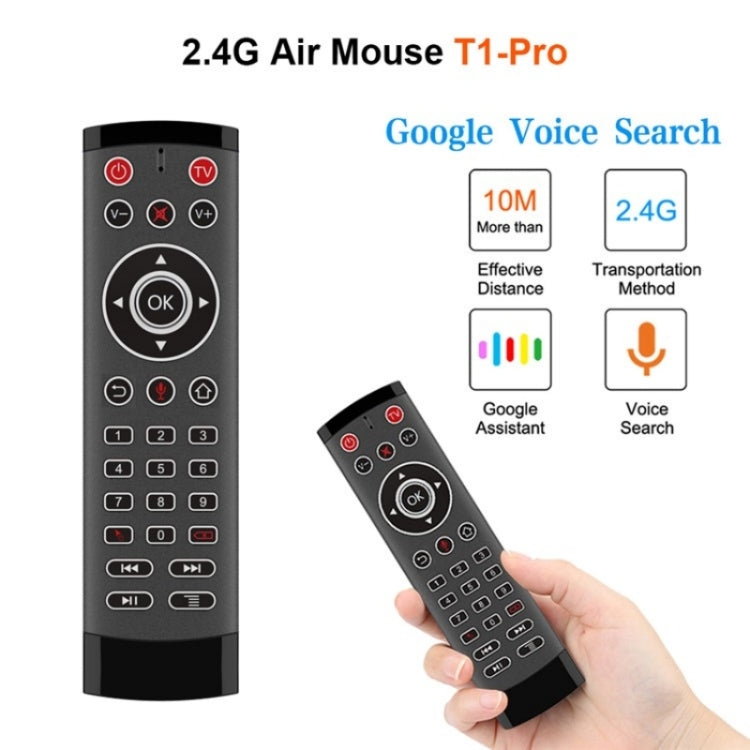 T1-PRO-TV With Microphone Android TV Box 2-Key IR Function Air Mouse Smart Remote Control - TV by PMC Jewellery | Online Shopping South Africa | PMC Jewellery | Buy Now Pay Later Mobicred