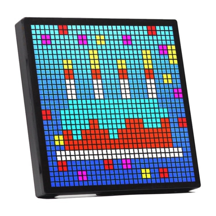 ID32 Advertising Desktop Dynamic Alarm Clock Pixel Screen Display IDM Art Cyberpunk Style Cartoon Screen - LED Billboard by PMC Jewellery | Online Shopping South Africa | PMC Jewellery | Buy Now Pay Later Mobicred