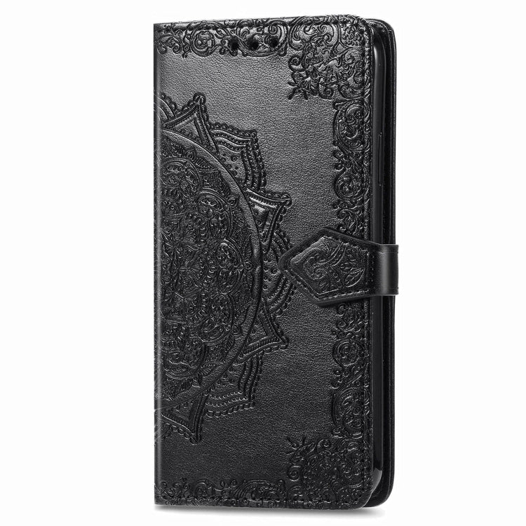 For Xiaomi Redmi K70 Mandala Flower Embossed Leather Phone Case(Black) - K70 Cases by PMC Jewellery | Online Shopping South Africa | PMC Jewellery | Buy Now Pay Later Mobicred