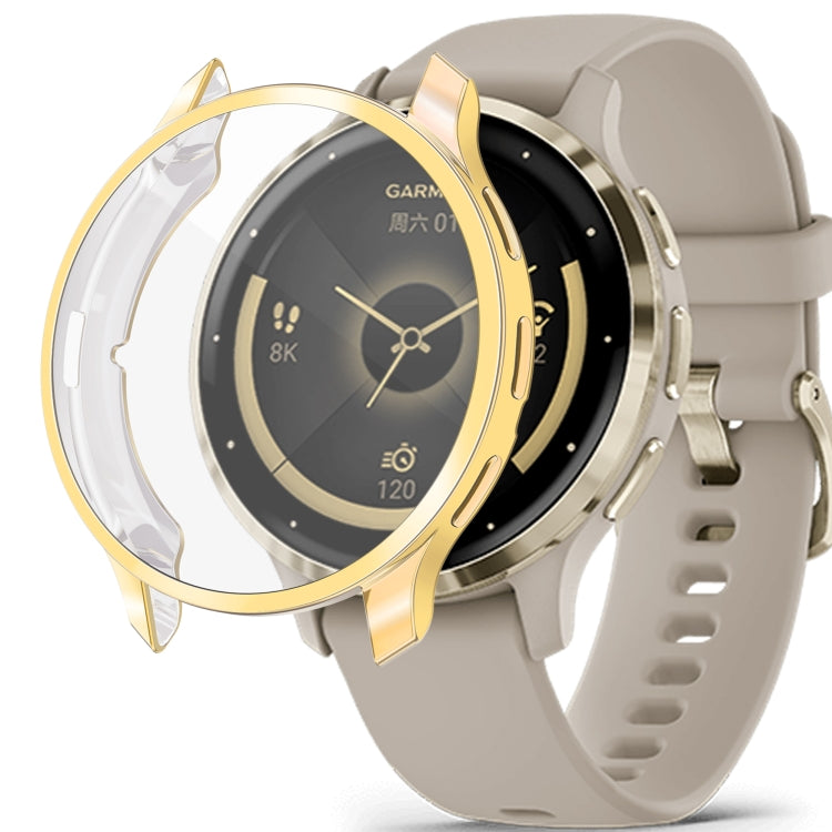 For Garmin Venu 3S TPU All-Inclusive Watch Protective Case(Black) - Watch Cases by PMC TechLife | Online Shopping South Africa | PMC TechLife