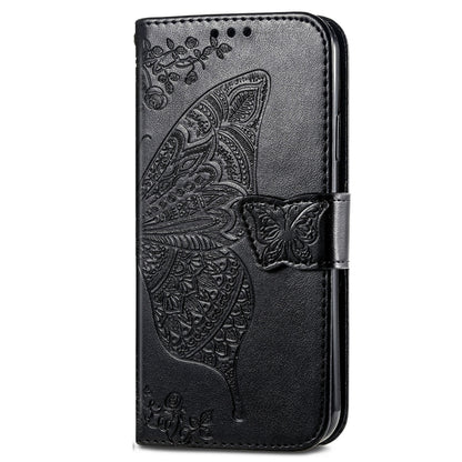 For Xiaomi Redmi K70 Butterfly Love Flower Embossed Leather Phone Case(Black) - K70 Cases by PMC Jewellery | Online Shopping South Africa | PMC Jewellery | Buy Now Pay Later Mobicred