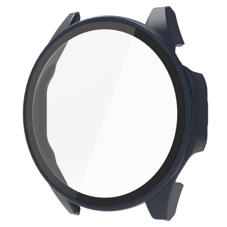 For Huawei Watch GT 4 46mm PC + Tempered Film Integrated Watch Protective Case(Blue) - Watch Cases by PMC TechLife | Online Shopping South Africa | PMC TechLife | Buy Now Pay Later Mobicred