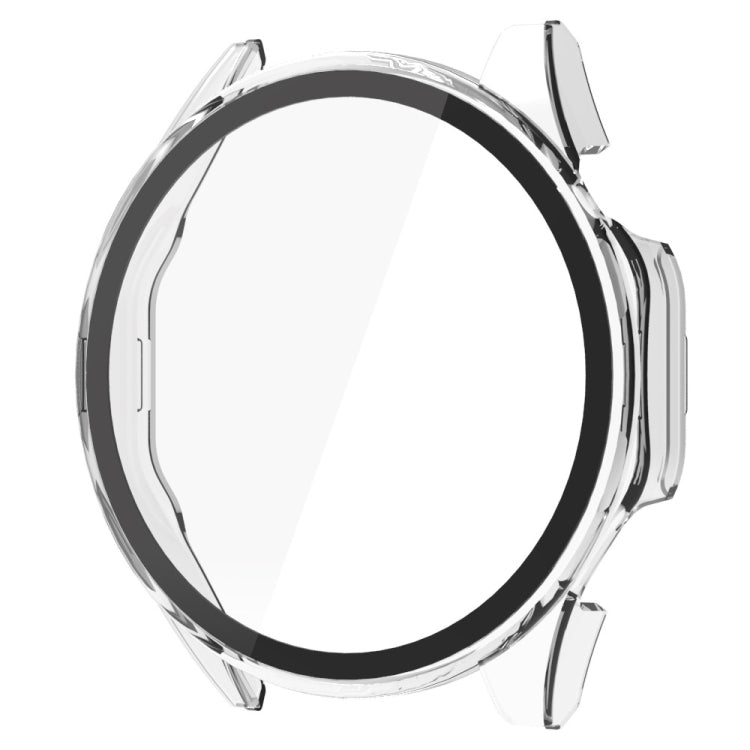For Huawei Watch GT 4 46mm PC + Tempered Film Integrated Watch Protective Case(Transparent) - Watch Cases by PMC TechLife | Online Shopping South Africa | PMC TechLife | Buy Now Pay Later Mobicred