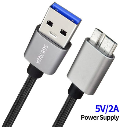 JUNSUNMAY USB 3.0 Male to Micro-B Cord Cable Compatible with Samsung Camera Hard Drive, Length:5m - USB Cable by JUNSUNMAY | Online Shopping South Africa | PMC Jewellery | Buy Now Pay Later Mobicred