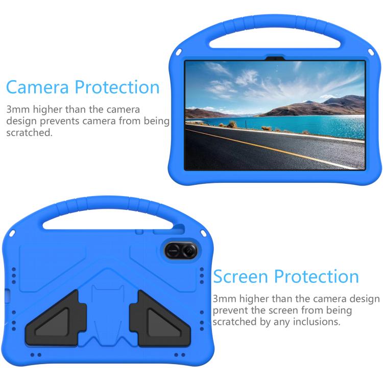 For Honor Pad X8a EVA Shockproof Tablet Case with Holder(Blue) - free shipping - PMC TechLife - Order now!