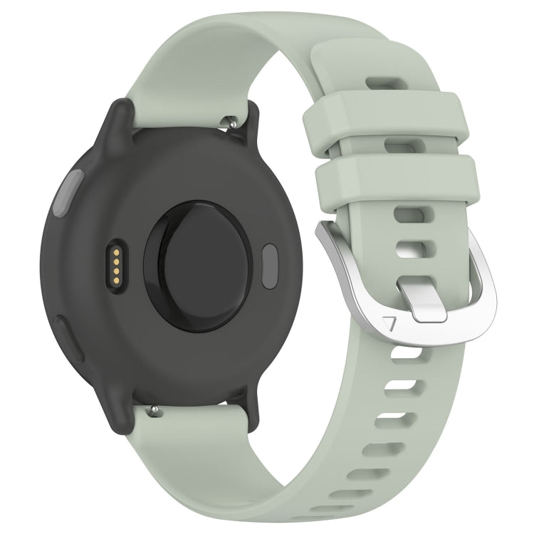 For Garmin Venu SQ2 Liquid Glossy Silver Buckle Silicone Watch Band(Green) - free shipping - PMC TechLife - Order now!