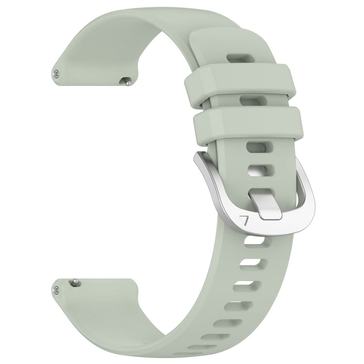 For Garmin Venu SQ2 Liquid Glossy Silver Buckle Silicone Watch Band(Green) - free shipping - PMC TechLife - Order now!