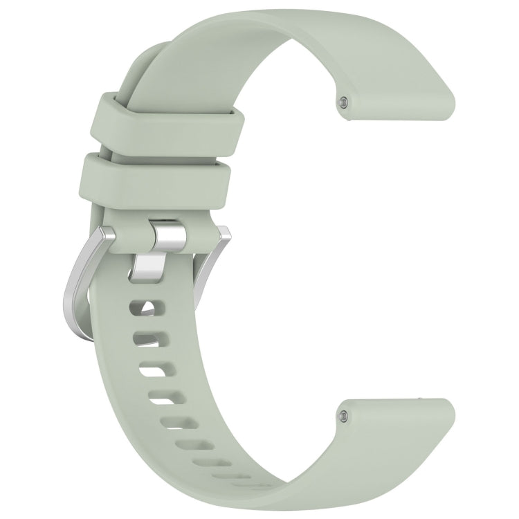 For Garmin Venu SQ2 Liquid Glossy Silver Buckle Silicone Watch Band(Green) - free shipping - PMC TechLife - Order now!