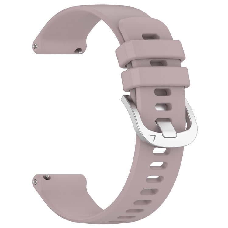 For Garmin Vivomove 3S Liquid Glossy Silver Buckle Silicone Watch Band(Purple) - free shipping - PMC TechLife - Order now!