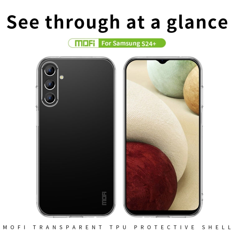 For Samsung Galaxy S24+ 5G MOFI Ming Series Ultra-thin TPU Phone Case(Transparent) - Galaxy S24+ 5G Cases by MOFI | Online Shopping South Africa | PMC Jewellery